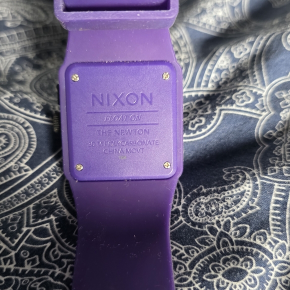 Nixon Purple Float On Watch - Picture 2 of 8